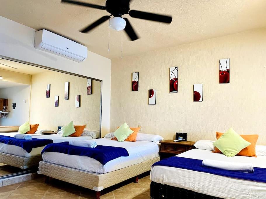 Punta Me Apartment Beach Front In The Hotel & Waterpark Cancún Exterior foto