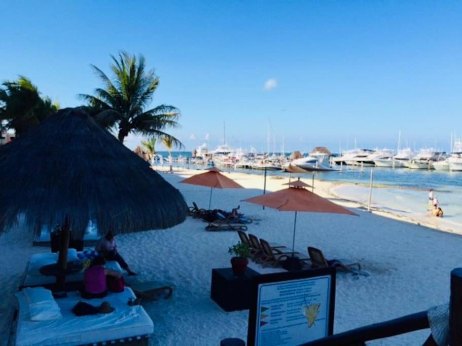 Punta Me Apartment Beach Front In The Hotel & Waterpark Cancún Exterior foto
